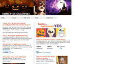 Desktop Screenshot of homeforhalloween.com